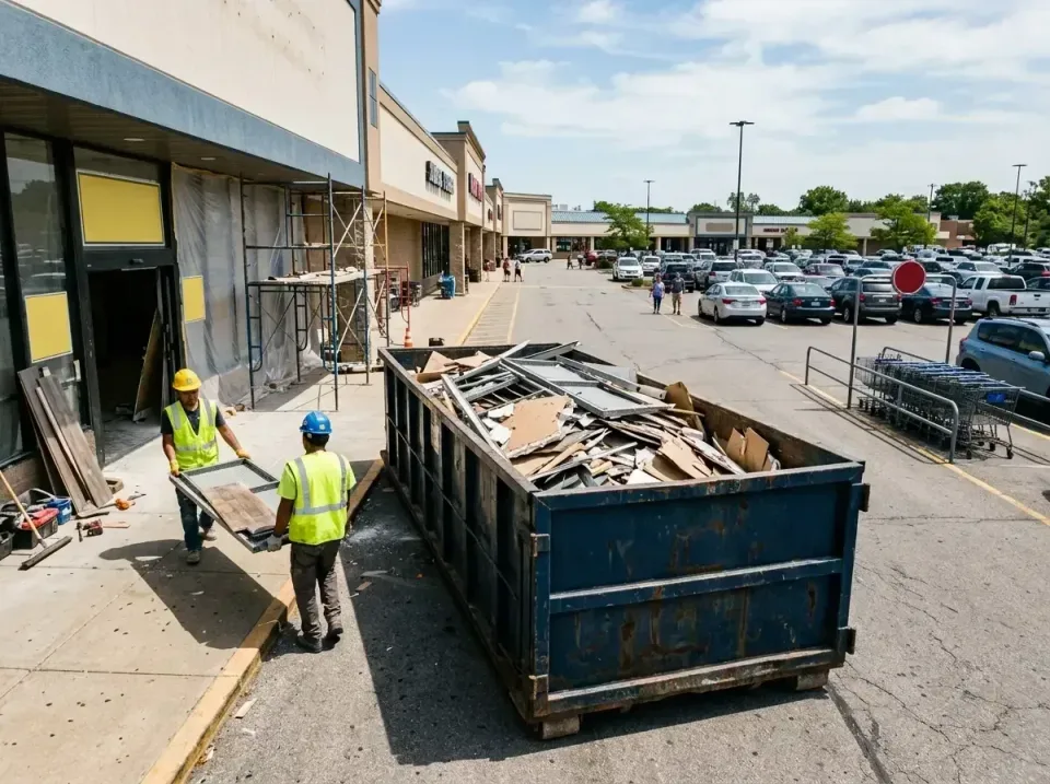 retail-store-renovation-debris-003 — frequently asked questions, Roll-off Dumpster Rentals in Stevensville, MD